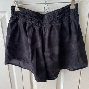 Women's Black Camo Shorts